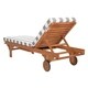 Safavieh Outdoor Living Newport Grey/ White Stripe  Cart-Wheel Adjustable Chaise Lounge Chair - 27.6" x 78.7" x 14.2" - Thumbnail 7