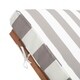 Safavieh Outdoor Living Newport Grey/ White Stripe  Cart-Wheel Adjustable Chaise Lounge Chair - 27.6" x 78.7" x 14.2" - Thumbnail 6