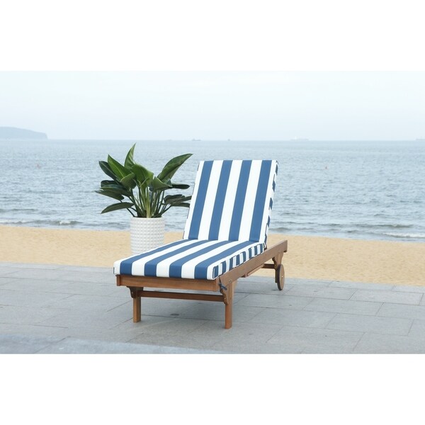 Shop Safavieh Outdoor Living Newport Navy/ White Stripe ... Shop Safavieh Outdoor Living Newport Navy/ White Stripe ... on Safavieh Chaise Lounge id=97391