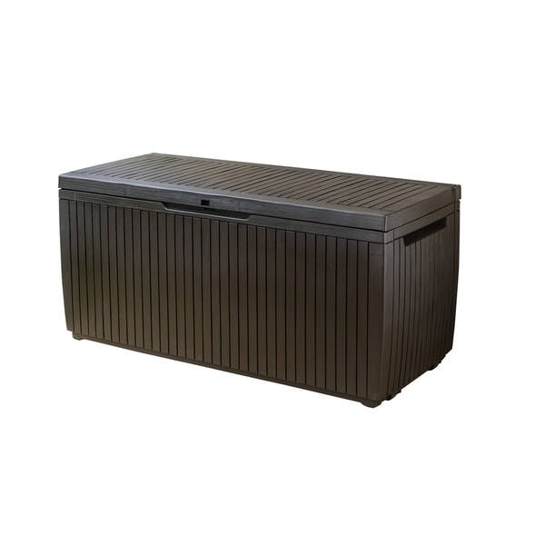 Lacoo Outdoor Storage Box 120 Gallon Waterproof Deck Box For Potia