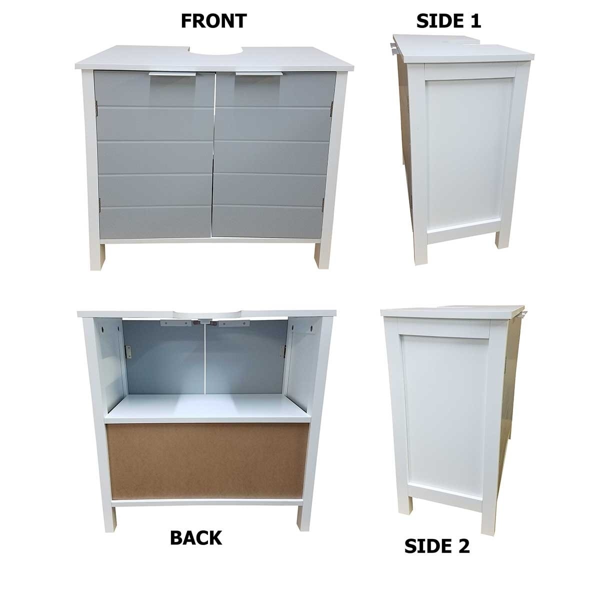 Non Pedestal Under Sink Storage Vanity Cabinet-Modern D (As Is Item) - Bed  Bath & Beyond - 29227483