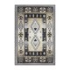 preview thumbnail 10 of 8, Superior Parrish Printed Non-Slip Washable Indoor Area Rug 2' x 3' - Grey