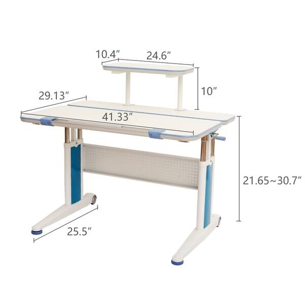Shop Kids Sit And Stand Ergonomic Height Adjustable Desk The Care