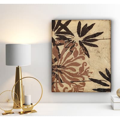 Tawny Floral I - Premium Gallery Wrapped Canvas