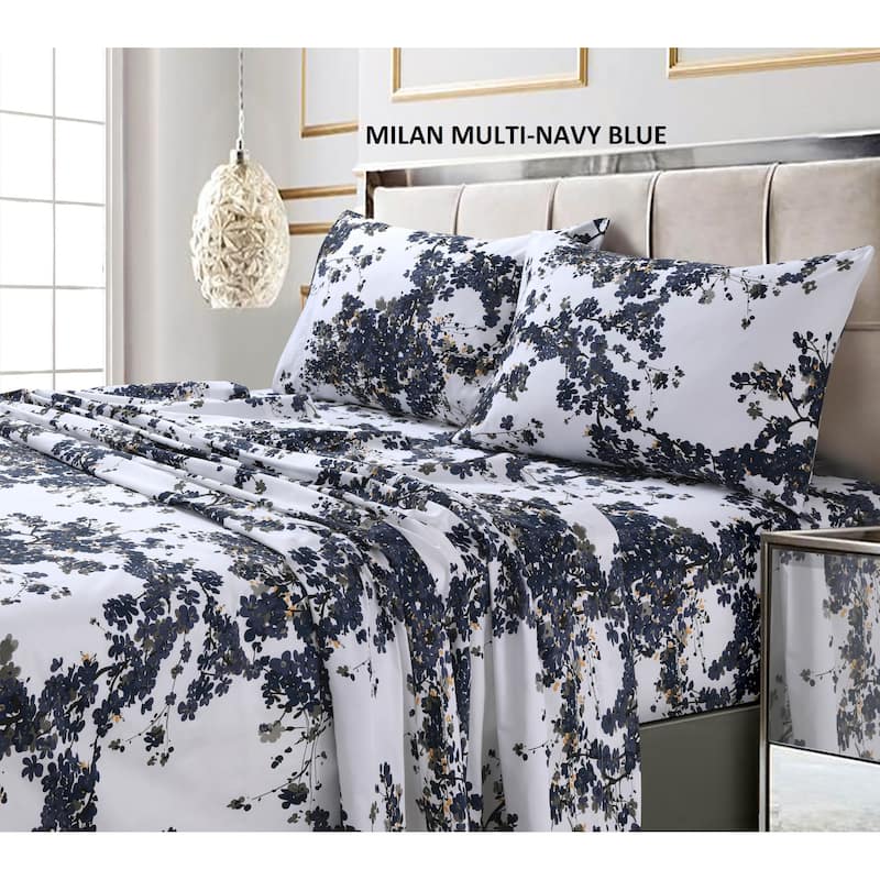 300 Thread Count Cotton Ultra-Soft Printed Pillowcases (Set of 2)