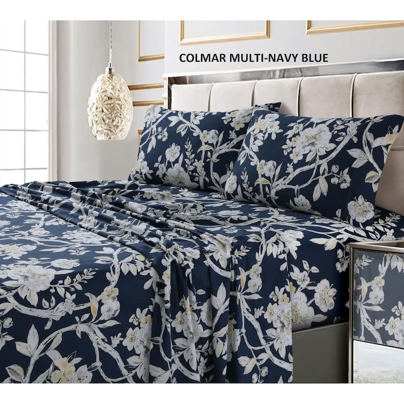 300 Thread Count Cotton Ultra-Soft Printed Pillowcases (Set of 2)