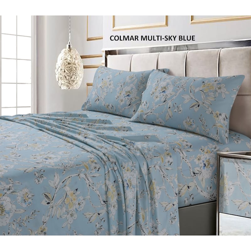 300 Thread Count Cotton Ultra-Soft Printed Pillowcases (Set of 2)