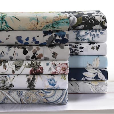 300 Thread Count Cotton Ultra-Soft Printed Pillowcases (Set of 2)