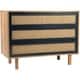 preview thumbnail 1 of 2, Aurelle Home Natural Mango Wood Mid-Century Modern Chest