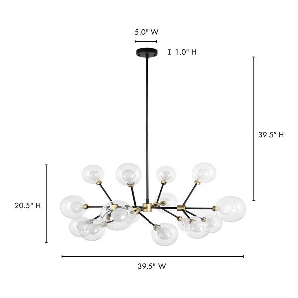 modern glass pendant