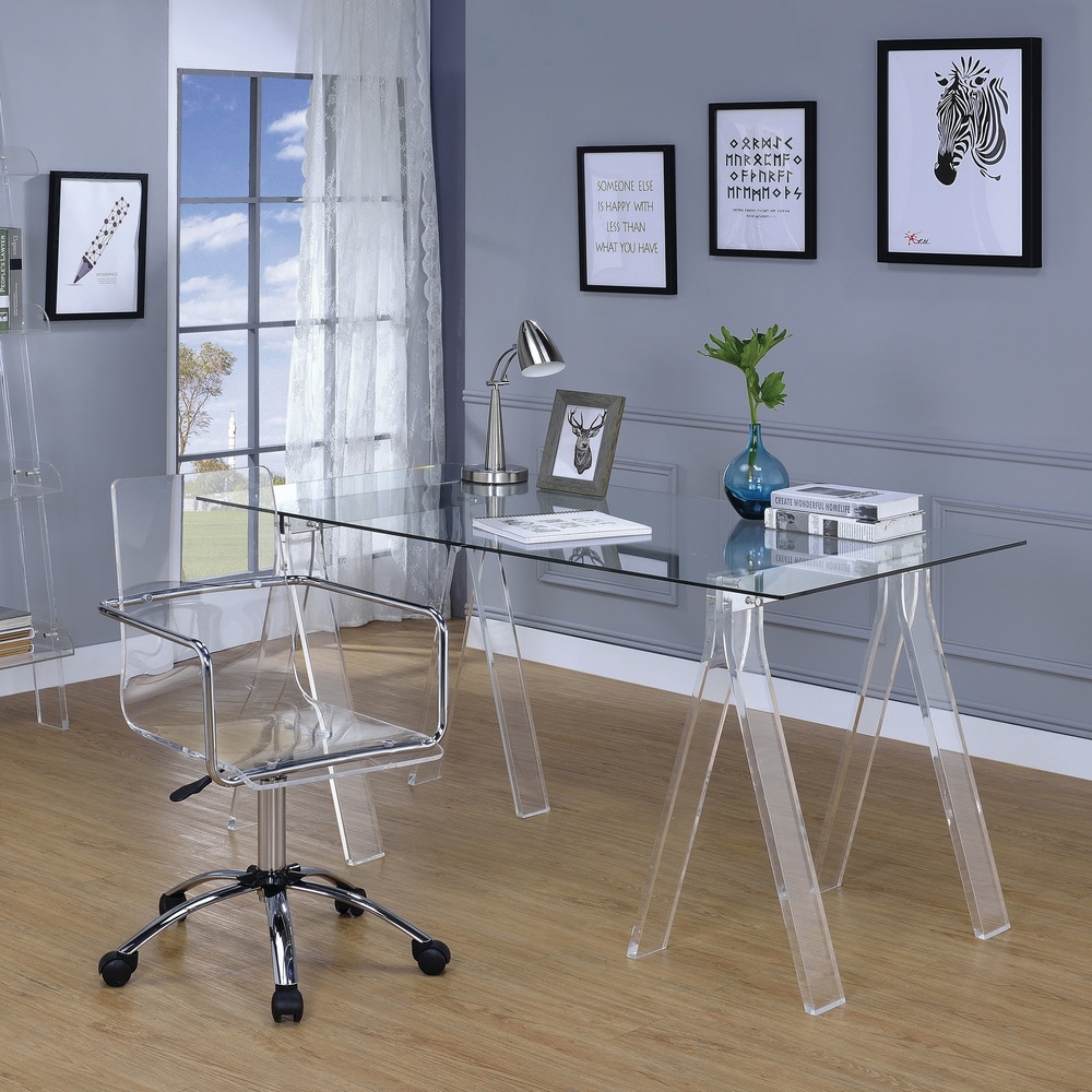 Buy Clear Desks Computer Tables Online At Overstock Our Best