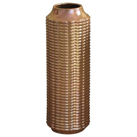 Harp & Finial Lennon Large Copper Ceramic Vase