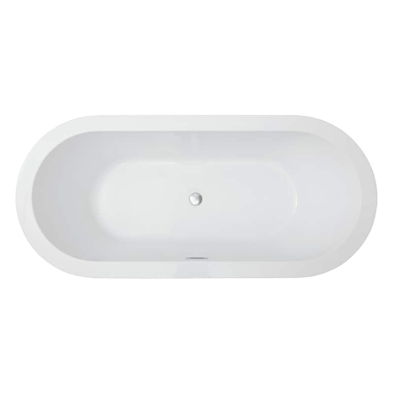 Dionysus 60" x 30" Freestanding Acrylic Bathtub