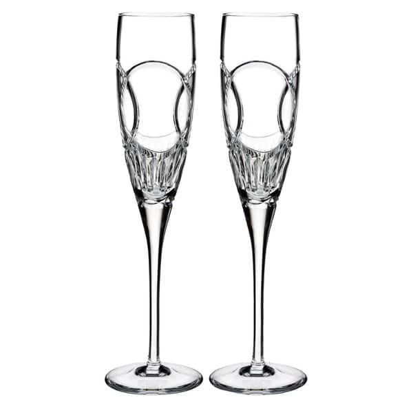 Waterford Lismore Wedding Champagne Flutes - Set of 2