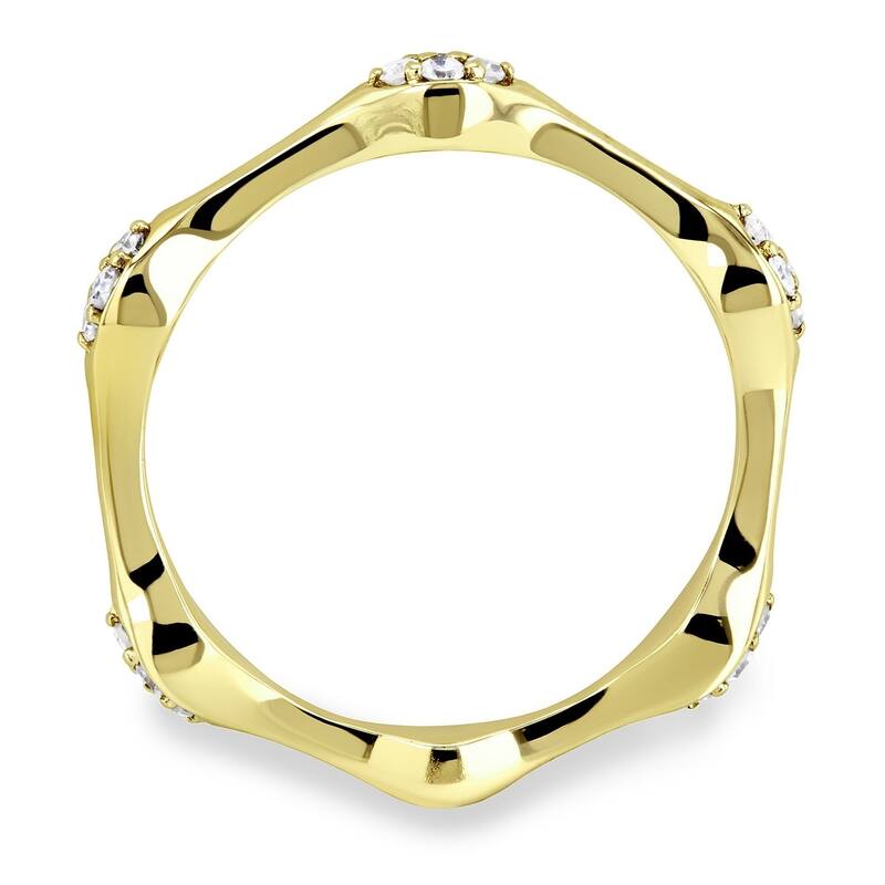 Annello by Kobelli 10k Gold 1/6ct TDW Diamond Stackable Diamond Ring