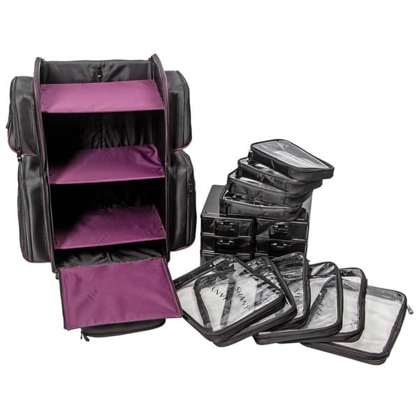 Shany Total Jetsetter Travel Makeup Bag With Multiple Shany Total Jetsetter Travel Makeup Bag With Multiple