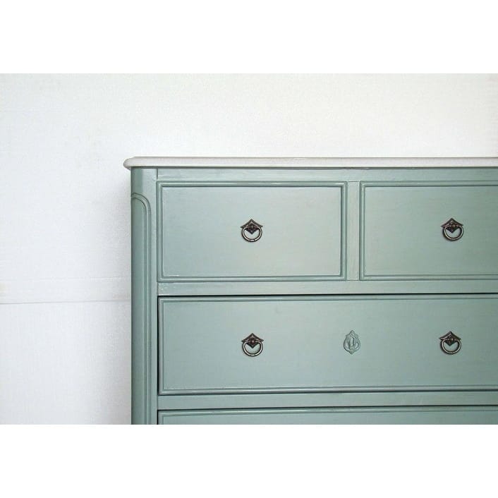 34" Benton Collection VIntage Blue Daleville Bathroom Sink Vanity