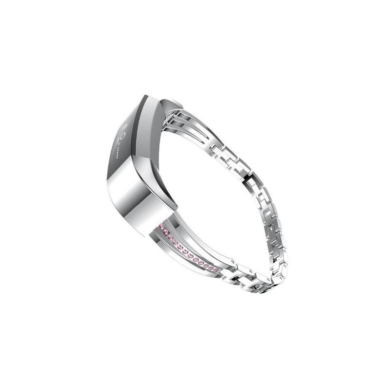 fitbit silver band