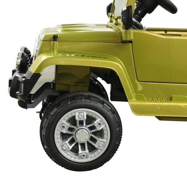 aosom 12v kids electric battery ride on toy off road car truck with remote control