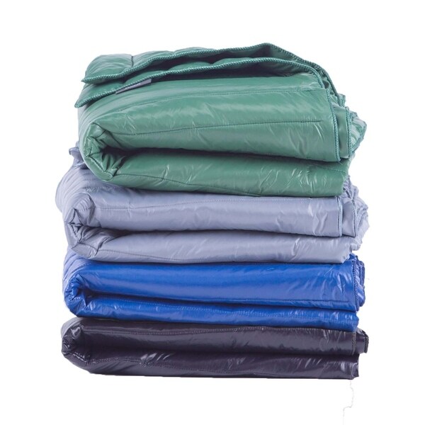 St. James Home Waterproof White Goose Down, Indoor/Outdoor Throw