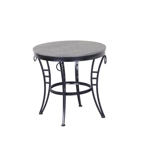 Emerald Home Emmerson Gray Round End Table
