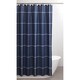 Sparrowhawk Brandon Twill Blue/White Shower Curtain with Coordinating ...