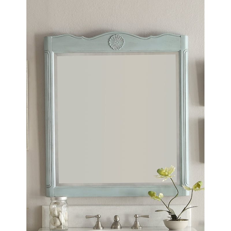 34" Benton Collection Light Blue Daleville Bathroom Sink Vanity