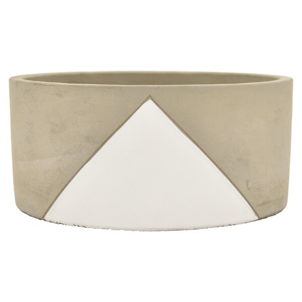 Three Hands Planter - Grey/White