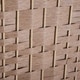 preview thumbnail 7 of 5, HomCom 6' Tall Wicker Weave Three Panel Room Divider Privacy Screen - Natural Blonde Wood