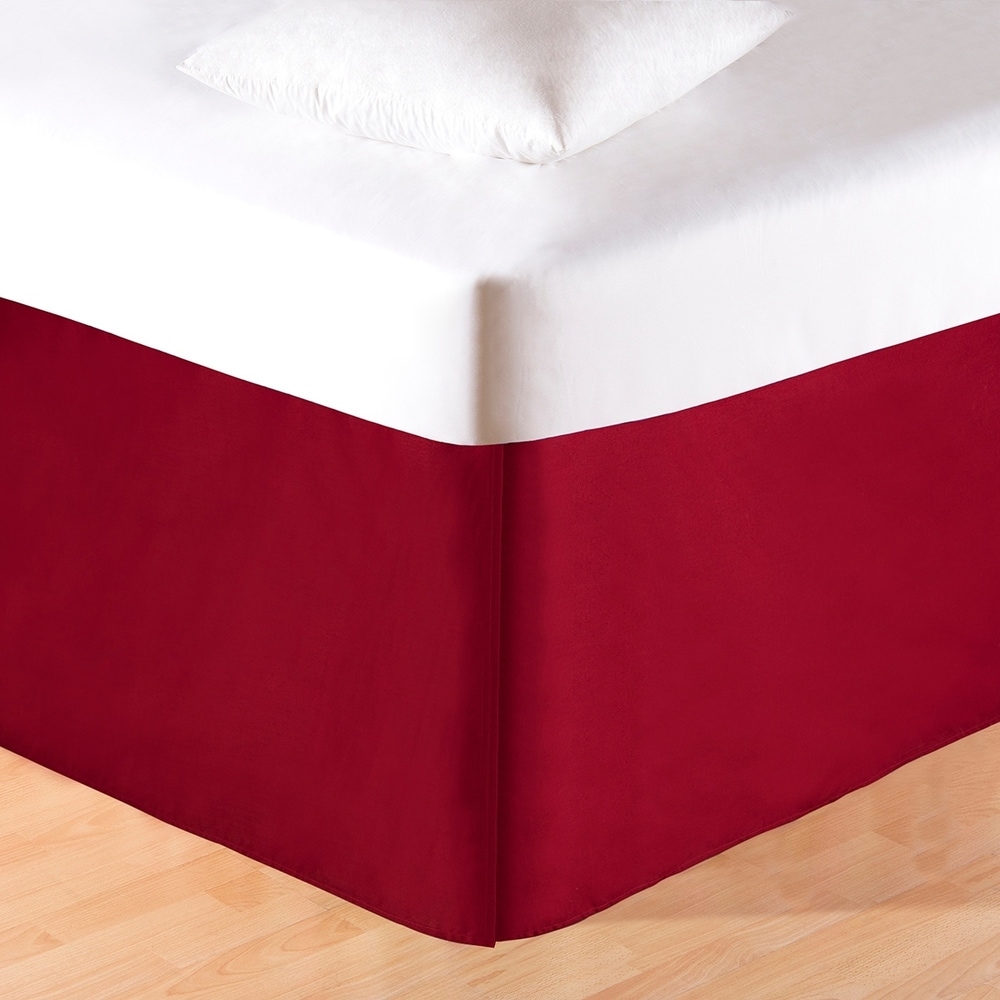 New Cannon Adjustable Bedskirt for Full or Twin Size Bed ~ 15” Drop Solid Khaki