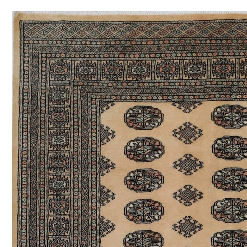 Handmade One-of-a-Kind Bokhara Wool Rug 5'7 x 8' - 5'7 x 8'
