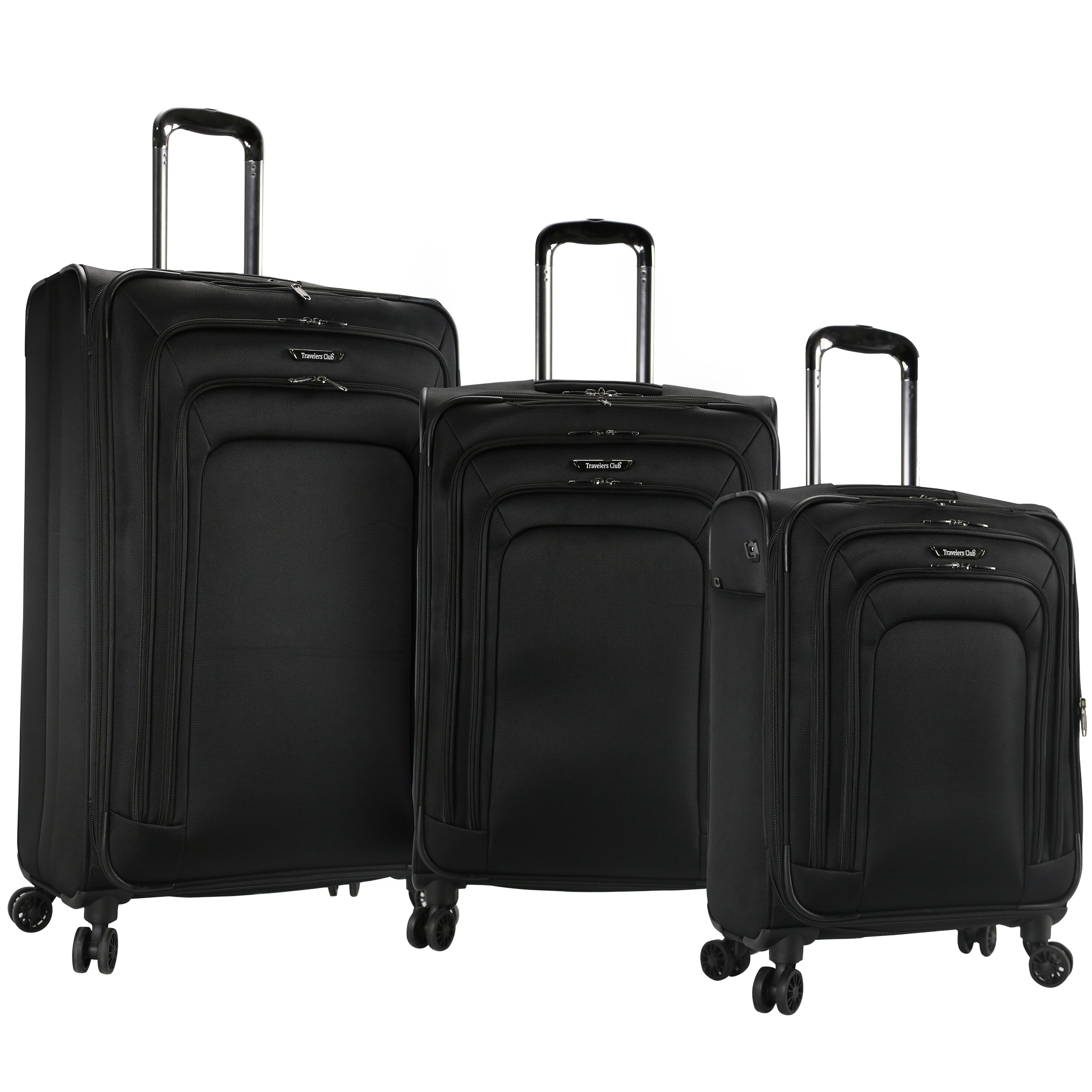 3 piece soft luggage set