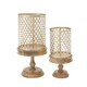 preview thumbnail 8 of 8, The Gray Barn Jartop Wood Metal Candle Holder (Set of 2)