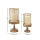 preview thumbnail 9 of 8, The Gray Barn Jartop Wood Metal Candle Holder (Set of 2)