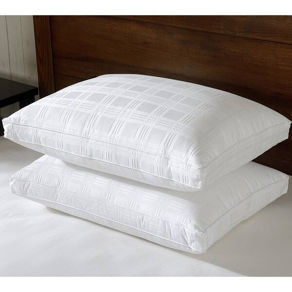 Shop Downluxe Gusseted Down Pillow Premium Bed Pillows 650 Fill