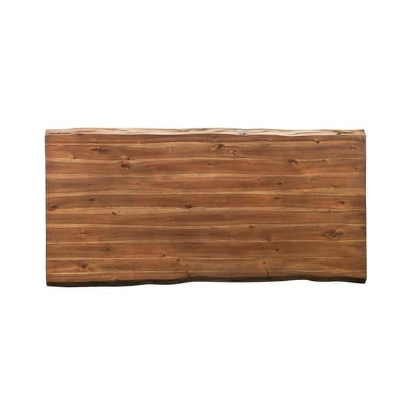 Alpine Furniture Live Edge Solid Wood Dining Table On Sale Overstock 22317545