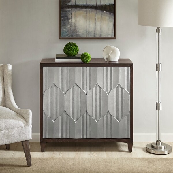 Silver deals accent cabinet