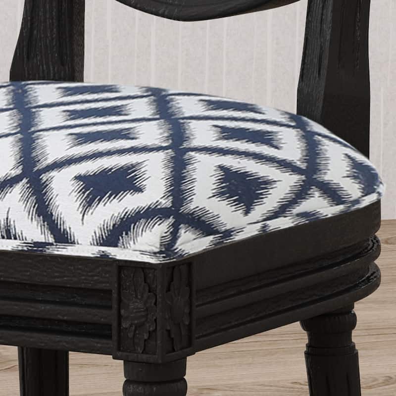 Hiro Traditional Fabric Dining Chairs by Christopher Knight Home