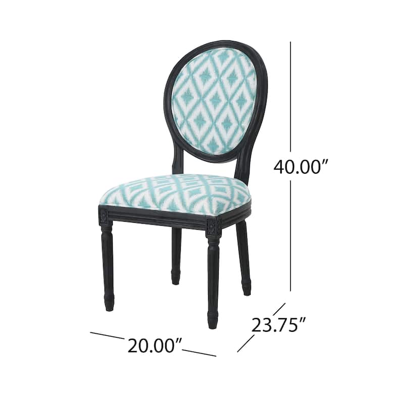 Hiro Traditional Fabric Dining Chairs by Christopher Knight Home