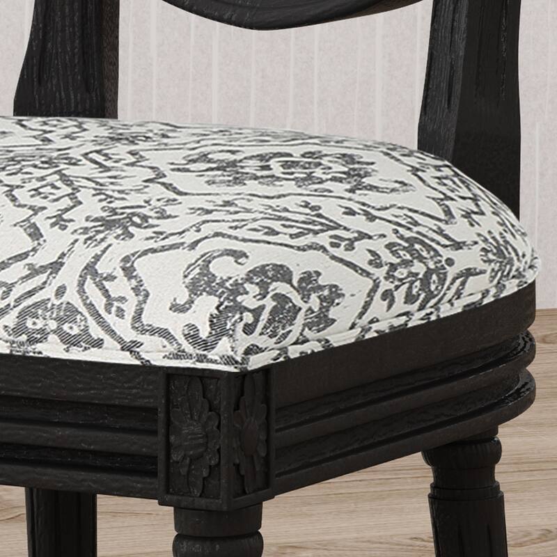 Hiro Traditional Fabric Dining Chairs by Christopher Knight Home