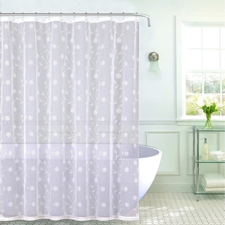 Sheer Fabric Shower Curtain