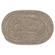 preview thumbnail 12 of 33, Farmstand Rustic Braided Tweed Oval Area Rug 10' x 13' Oval - Driftwood