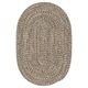preview thumbnail 8 of 33, Farmstand Rustic Braided Tweed Oval Area Rug 12' x 15' Oval - Driftwood