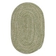 preview thumbnail 2 of 33, Farmstand Rustic Braided Tweed Oval Area Rug 10' x 13' Oval - Moss
