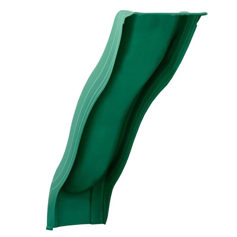 Swing-N-Slide Apex Wave Slide - Green, Mounts to 4' Platforms - 90.5" L x 21" W x 11" H