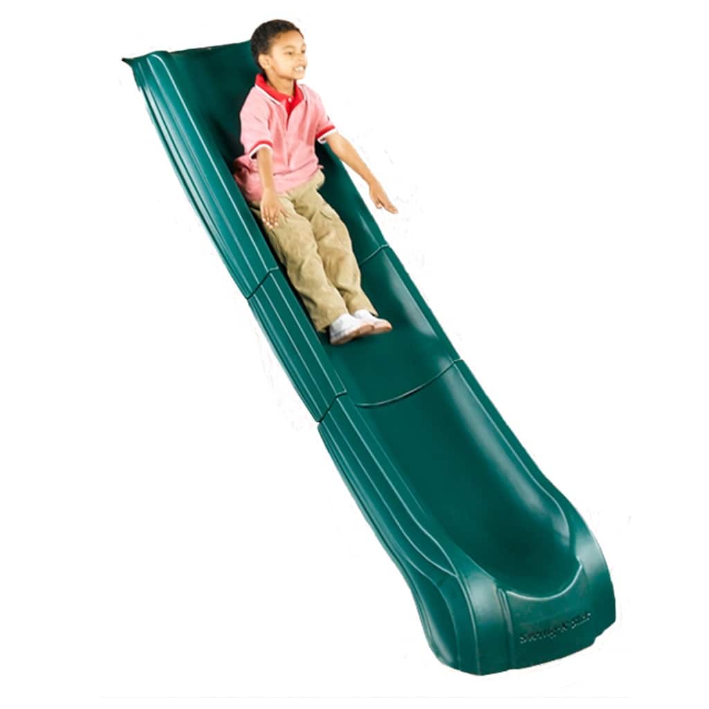 Swing-N-Slide 3-Piece Super Summit Slide - Green - Mounts to 5' Platforms - 102.5" L x 21" W x 8" H