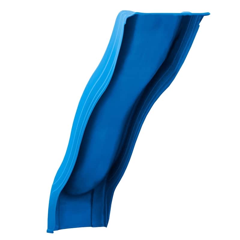 Swing-N-Slide Apex Wave Slide - Blue, Mounts to 4' Platforms - 90.5" L x 21" W x 11" H