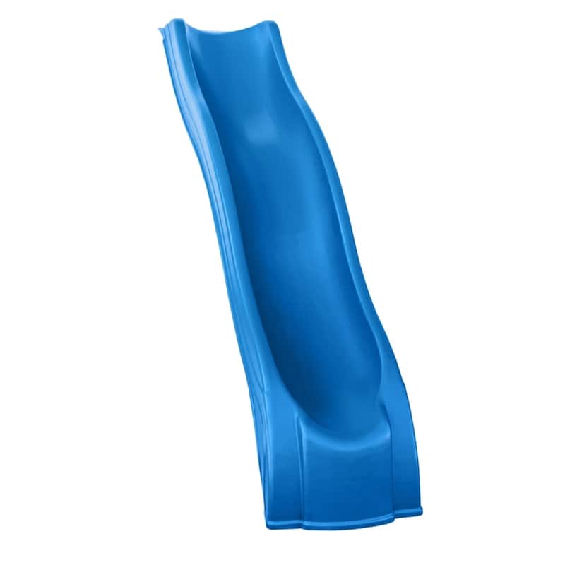 Swing-N-Slide Apex Wave Slide - Blue, Mounts to 4' Platforms - 90.5" L x 21" W x 11" H