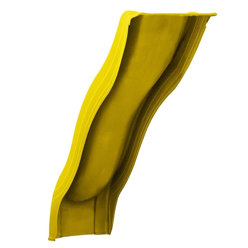 Swing-N-Slide Apex Wave Slide - Yellow, Mounts to 4' Platform - 90.5" L x 21" W x 11" H