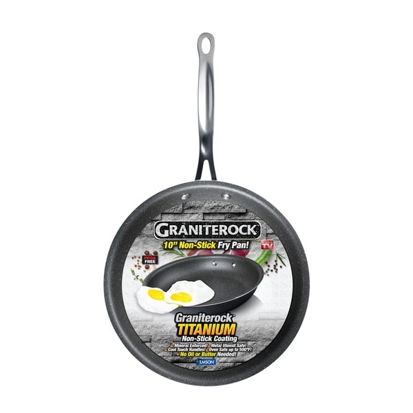 Granite Stone Non-stick Mineral Titanium Infused Round Frying Pans